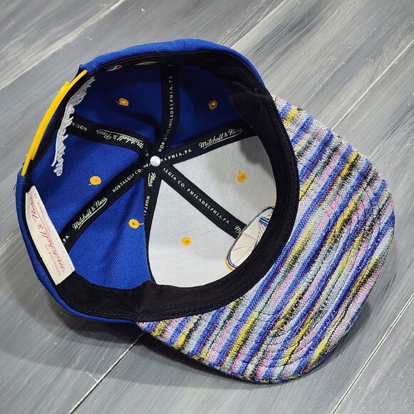 Mitchell And‎ Ness Golden State Warriors Snapback Hat Basketball One Size 2015 - Picture 8 of 12